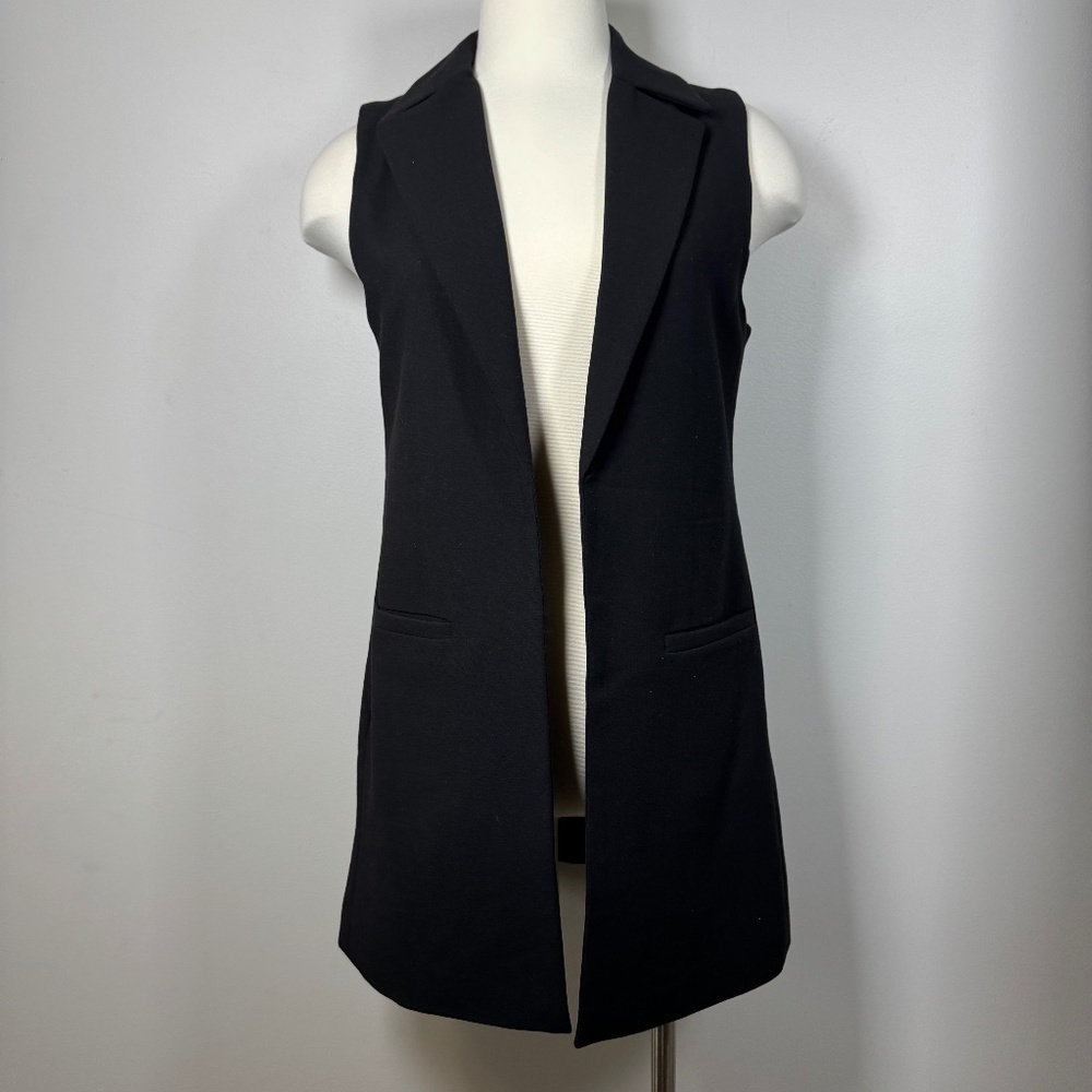 Elegant Black Women's Sleeveless Vest